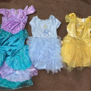 Disney princess costume lot
